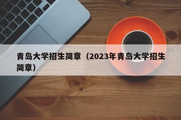 青岛大学招生简章（2023年青岛大学招生简章）