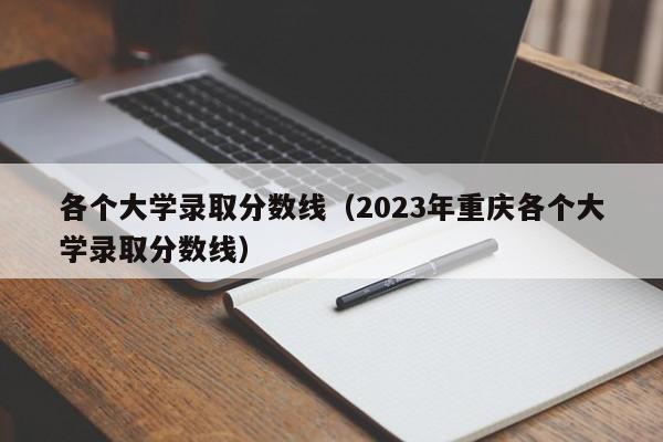 各个大学录取分数线（2023年重庆各个大学录取分数线）