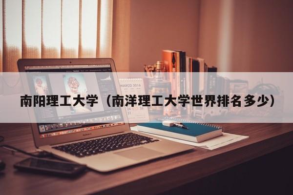 南阳理工大学（南洋理工大学世界排名多少）