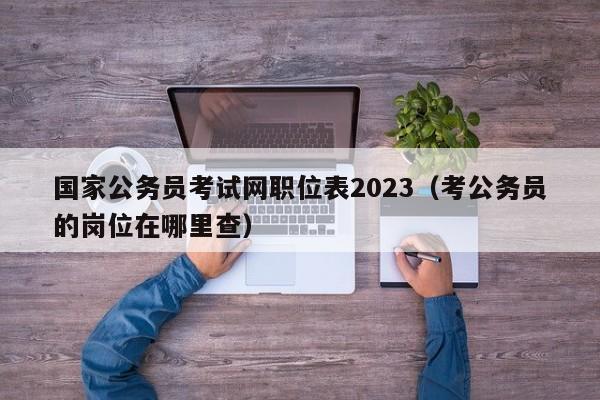国家公务员考试网职位表2023（考公务员的岗位在哪里查）