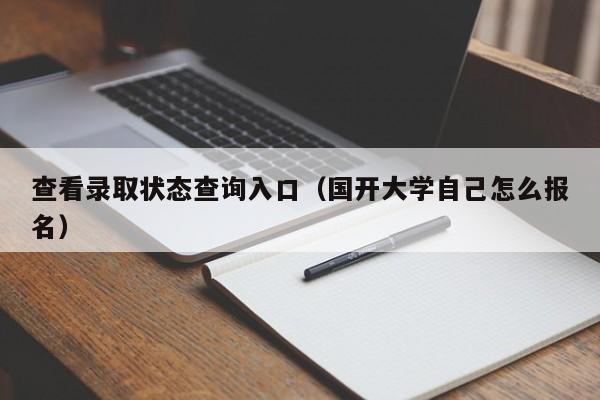 查看录取状态查询入口（国开大学自己怎么报名）