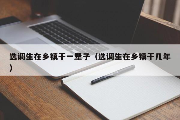 选调生在乡镇干一辈子（选调生在乡镇干几年）