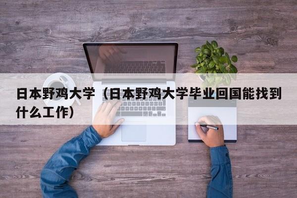 日本野鸡大学（日本野鸡大学毕业回国能找到什么工作）
