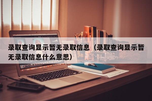 录取查询显示暂无录取信息（录取查询显示暂无录取信息什么意思）