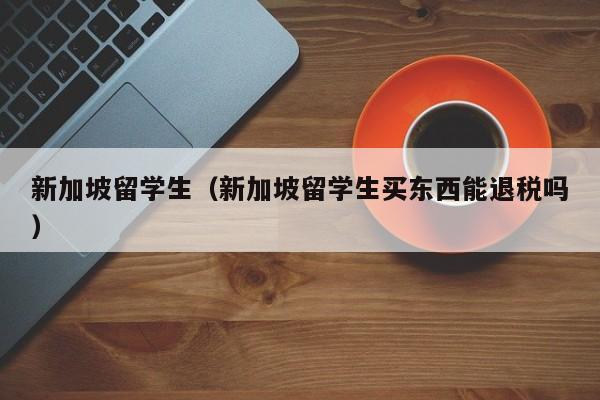 新加坡留学生（新加坡留学生买东西能退税吗）